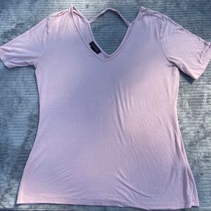 Metaphor Tee W/ Back Cut Out